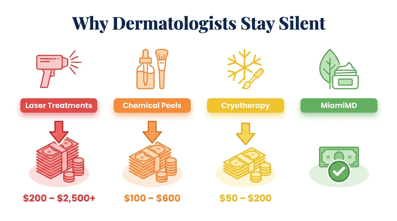 Why Dermatologists Stay Silent